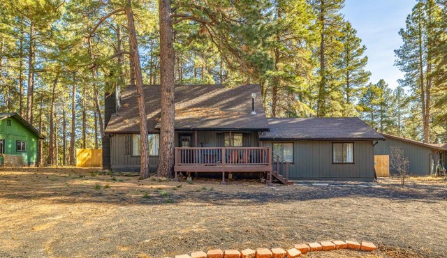 Whispering Pines Fire Pit EV Charger Near NAU Trails