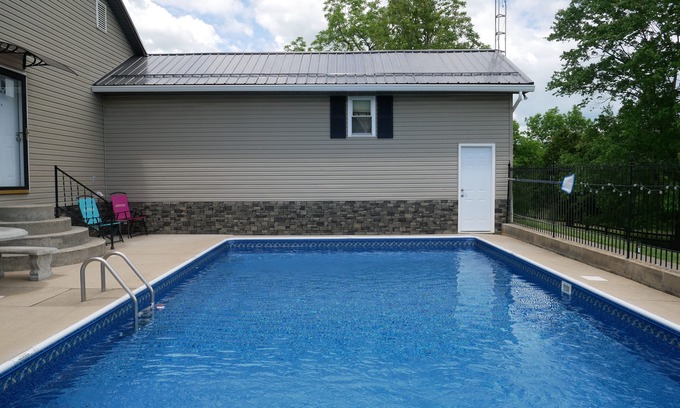 Kerr House | Country Retreat with Inground Pool and Hot Tub