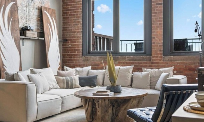 Downtown Cleveland Condo | Modern Loft w/Private Terrace + Views of Lake Erie & Browns Stadium